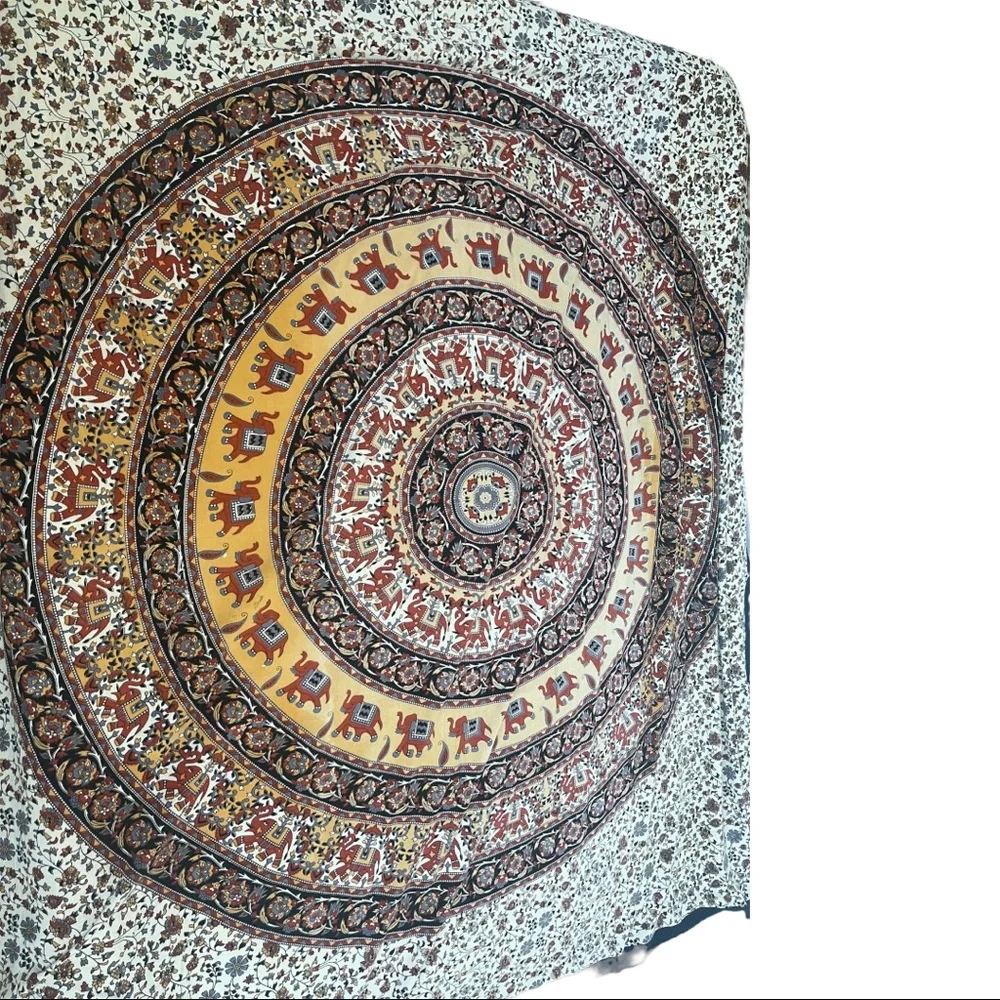 Bohemian Mandala Tapestry Wall Hanging